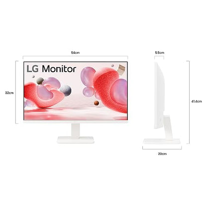 LG Monitor 24MR400-W IPS (1920 x 1080) 24" Refresh Rate 100 Hz, Tiempo de Respuesta de 5 ms (GtG), Contrast Ratio 1000:1