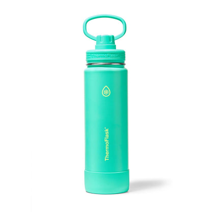 ThermoFlask Botella de Agua con Tapa de Boquilla 32 oz - verde (Screamin' Green) - 0.7 Litros