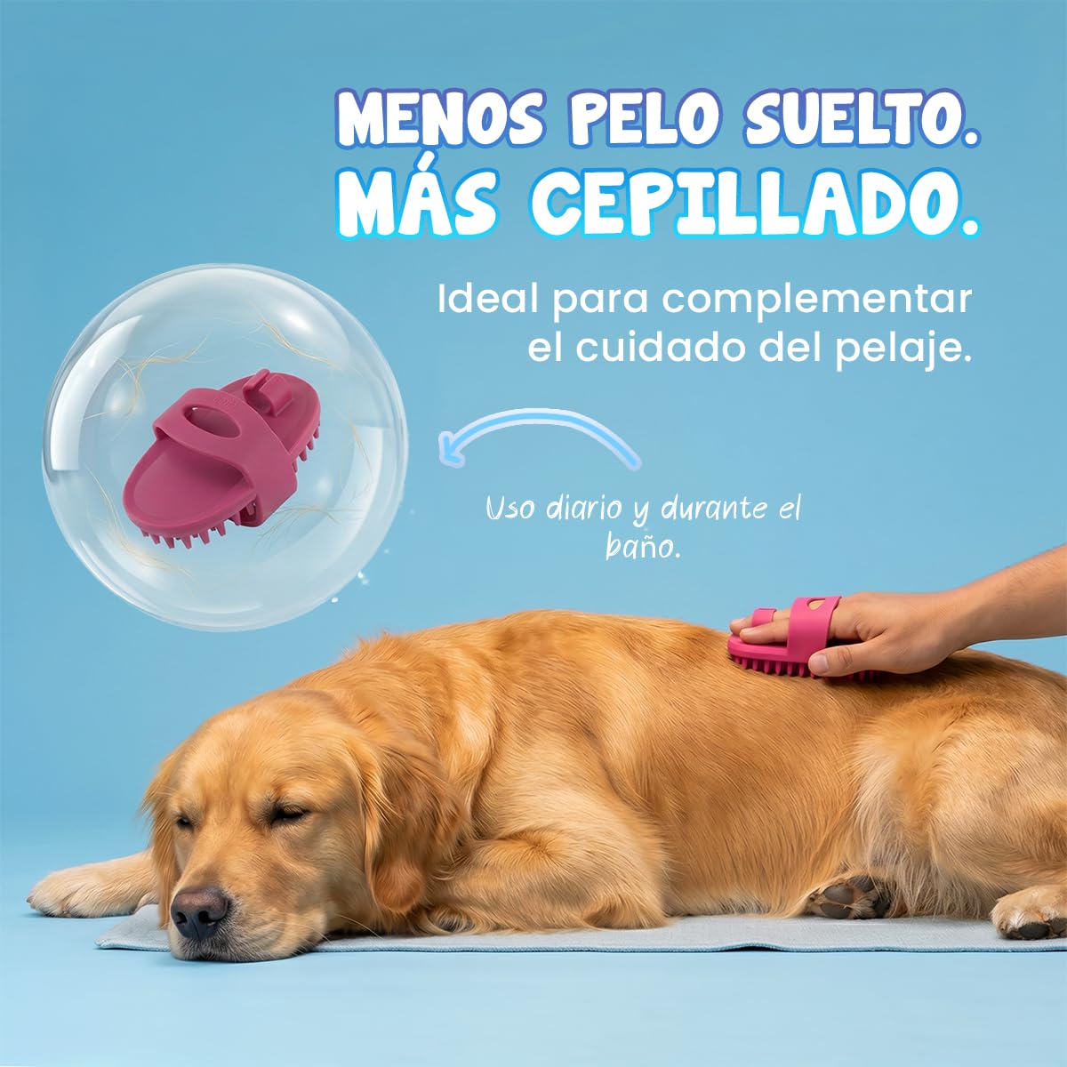Fancy Pets MS Kit de Limpieza Básica para Perros con Limpiador de Oídos 125 ml, Toallitas para Ojos 80 pzas, Toallitas Húmedas 40 pzas, Removedor de Pelo y Shampoo Nutritivo 250 ml