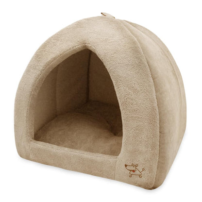 Best Pet Supplies Cama Tipo Tienda para Perro y Gato - Large - Broncearse