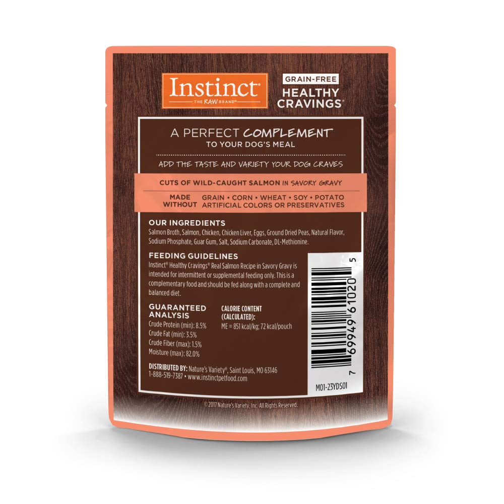 Instinct Healthy Cravings para Perro, Receta de Salmón 24pz