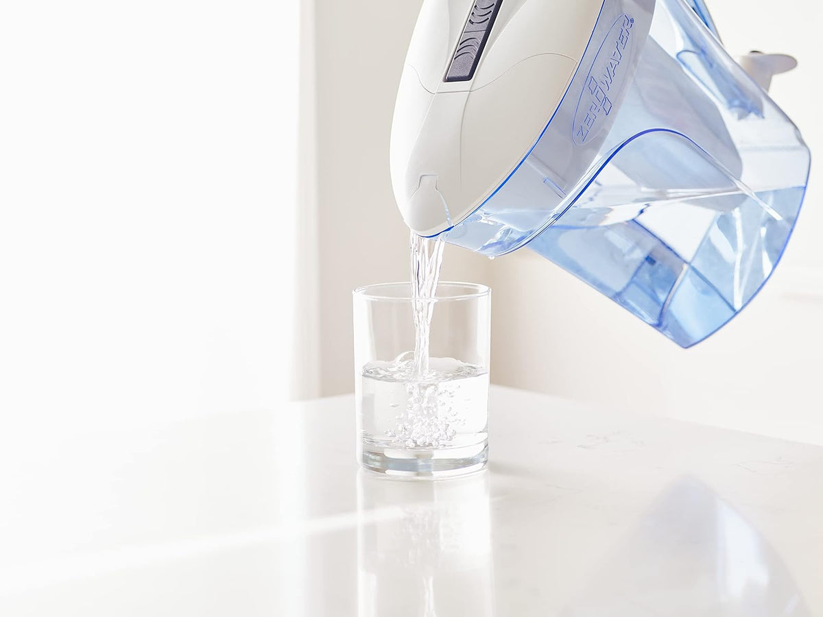 Zero ZeroWater ZD-012RP, jarra lista para verter de 12 tazas con medidor TDS gratuito (sólidos disueltos totales)