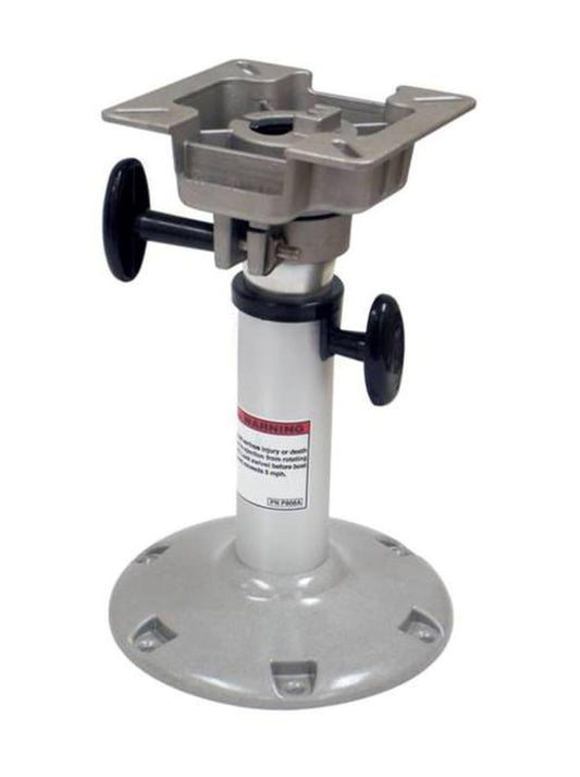 attwood 2385400 Swivl-Eze - Pedestal de Asiento de Barco de Altura Ajustable de 14 Pulgadas a 20 Pulgadas