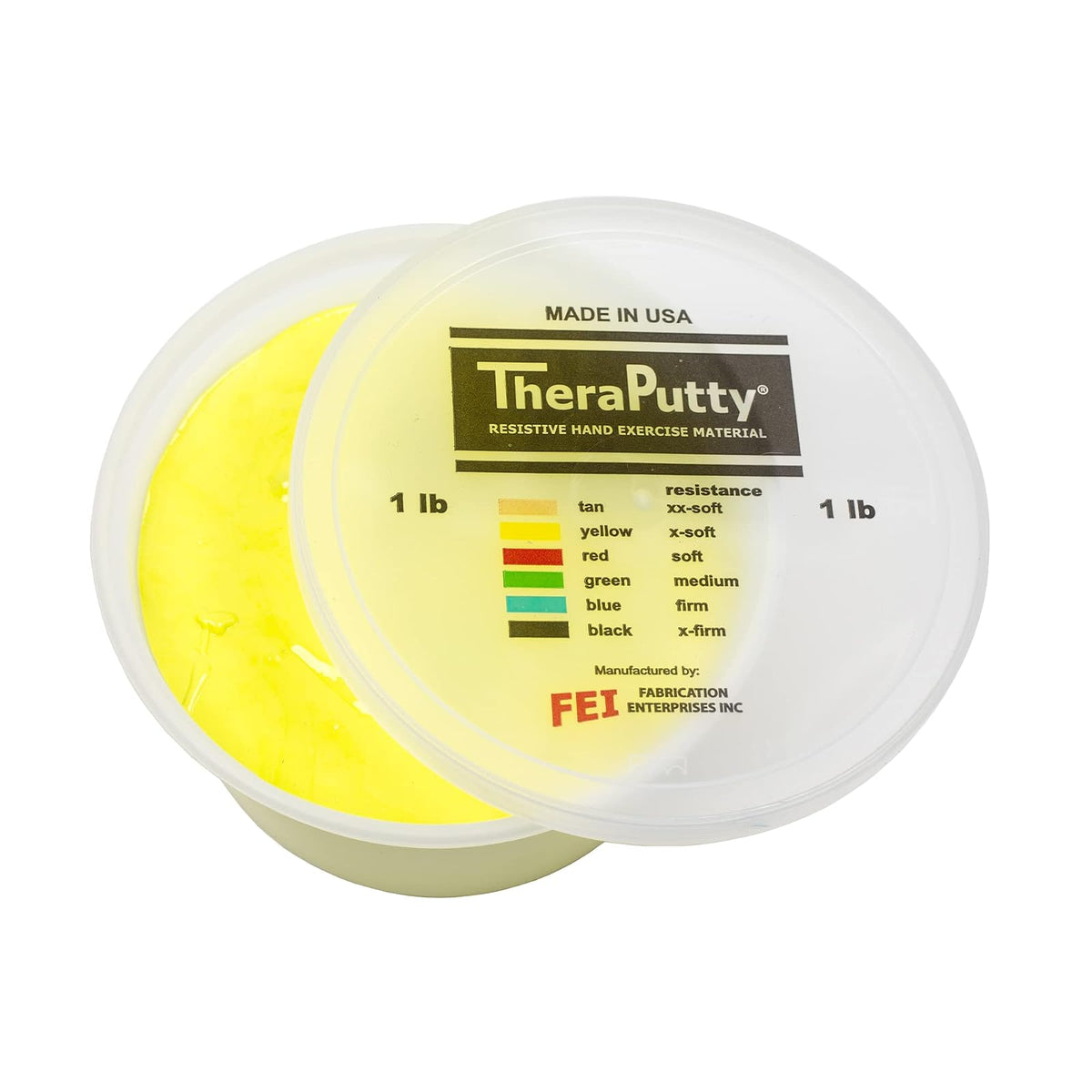 CanDo Theraputty Masilla Terapéutica con Aroma para Manos - 454 g (1 lb) - Yellow: Banana, X-soft