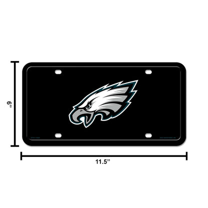 'Rico Industries NFL Football Philadelphia Eagles Metal Auto Tag 6'' x 12'' - Great for Truck/Car/SUV'