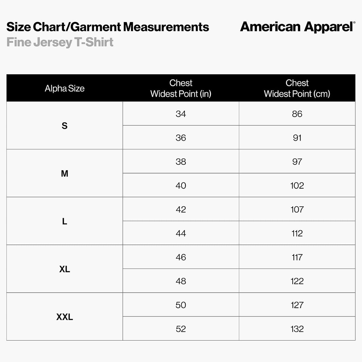 American Apparel Fine Jersey Crewneck Short Sleeve T-Shirt, 2-Pack CamisetaUnisex Adulto