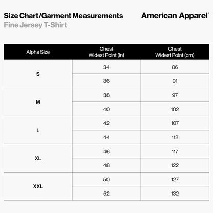 American Apparel Fine Jersey Crewneck Short Sleeve T-Shirt, 2-Pack CamisetaUnisex Adulto