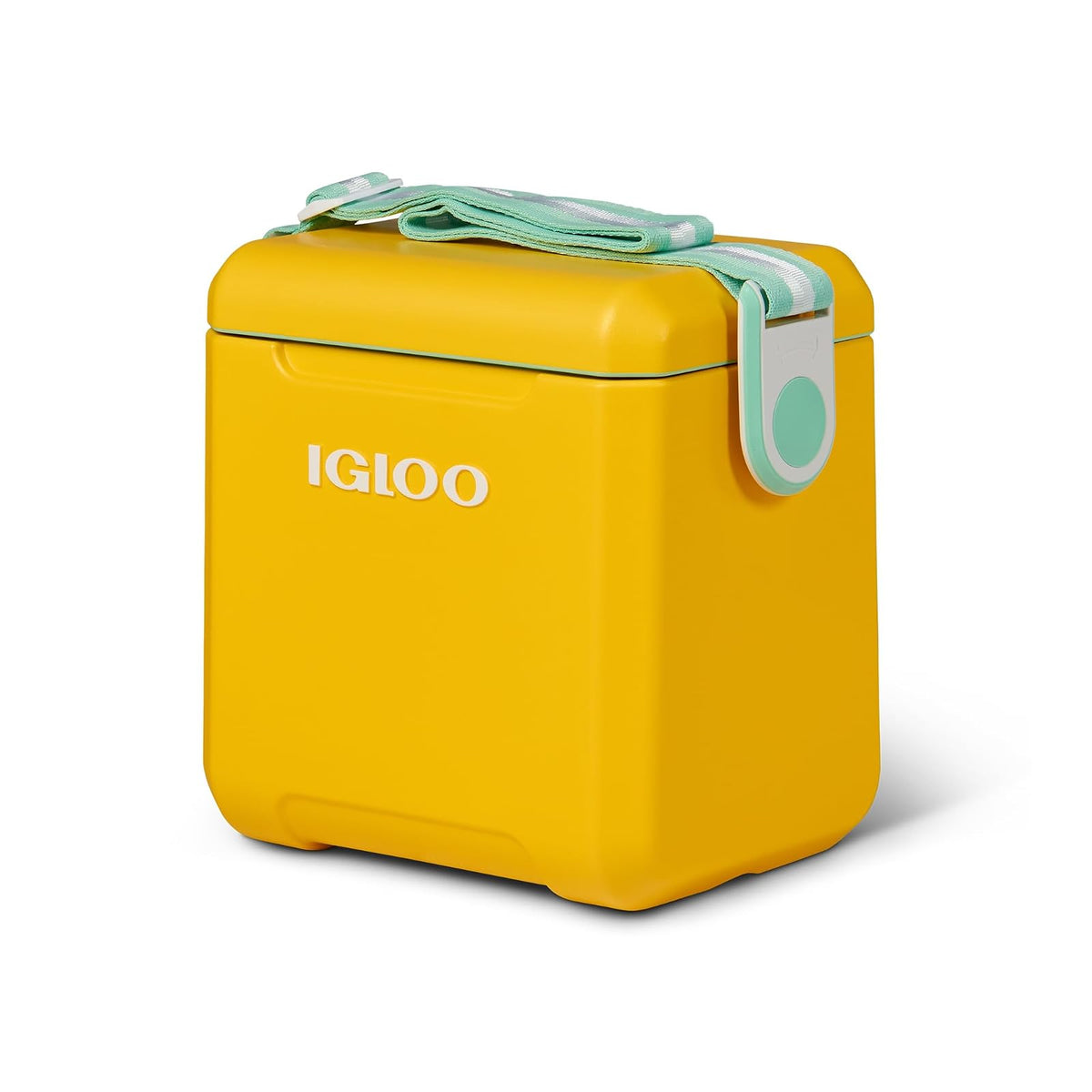 Igloo - Enfriador de Estilo pícnic, 11 Cuartos de galón, Etiqueta a lo Largo de Demasiado - Amarillo