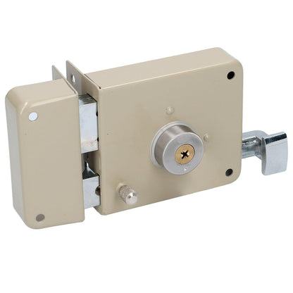 Lock 13CS Cerradura de sobreponer función instala fácil, izquierda, llave tetra, en caja