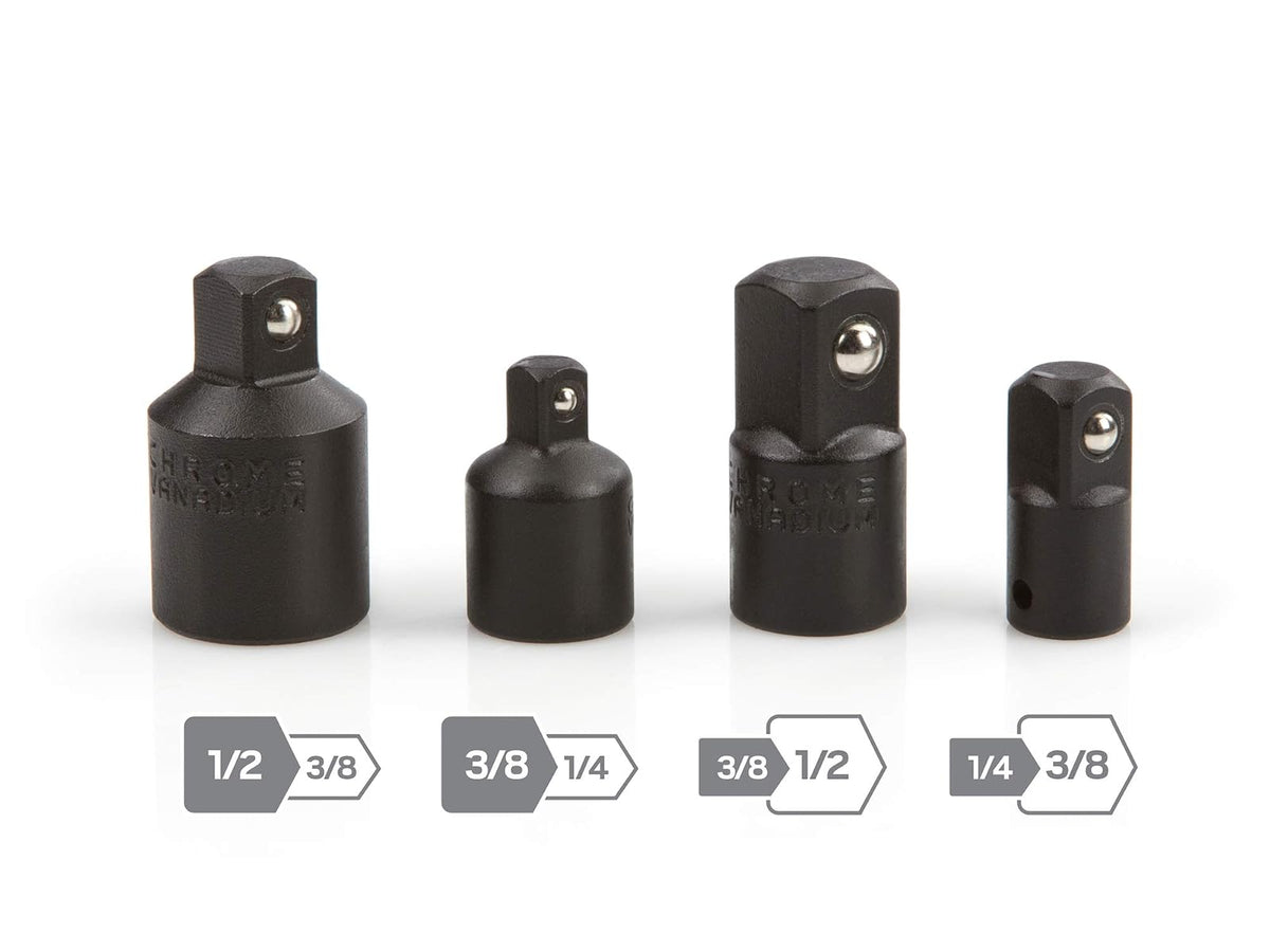 Tekton 4957 Juego de Adaptadores y Reductores de Impacto, 4 Piezas