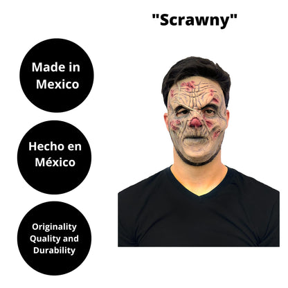 Scrawny, Máscara Monstruo Sangriento, Máscaras de Monstruos Asesinos Ideal para Halloween y Fiestas de Disfraces