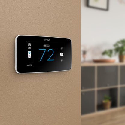 Termostato inteligente Sensi Touch 2 con pantalla táctil a color, programable, Wi-Fi, privacidad de datos, aplicación móvil, bricolaje sencillo, funciona con Alexa, certificación Energy Star, ST76W,