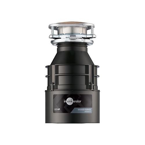 InSinkErator - Triturador de basura, Badger 5, Waterborne Grey Enamel