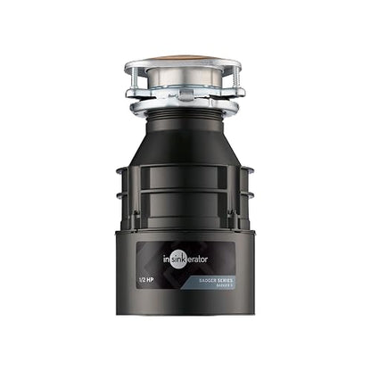 InSinkErator - Triturador de basura, Badger 5, Waterborne Grey Enamel