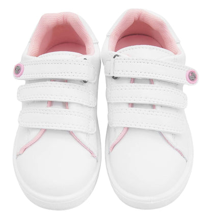Bubble Gummers Geometría Rosa-Blanco Tenis altos para Niñas