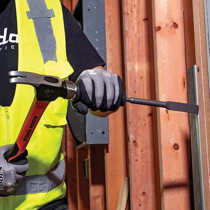 Klein Tools 32753SD SDS Desarmador de demolición, puntas de cincel plano y de bala, uso con rotomartillo y barras de palanca de mano, 3 piezas