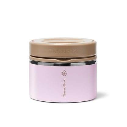 ThermoFlask Tarro Térmico para Alimentos de Doble Pared, Piedra Arenisca - Arenisca Blush - 354,88ml - 1