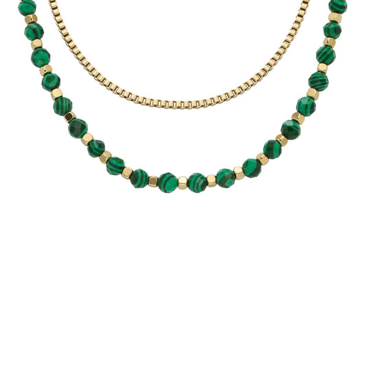 Fossil Collar ja7246710 all stacked up de acero inoxidable en color dorado para dama