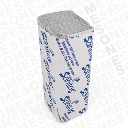 Kimberly-Clark Toalla Interdoblada para Manos Sanitas, Caja con 20 Fajillas de 100 Toallas, con Grabado, Professional