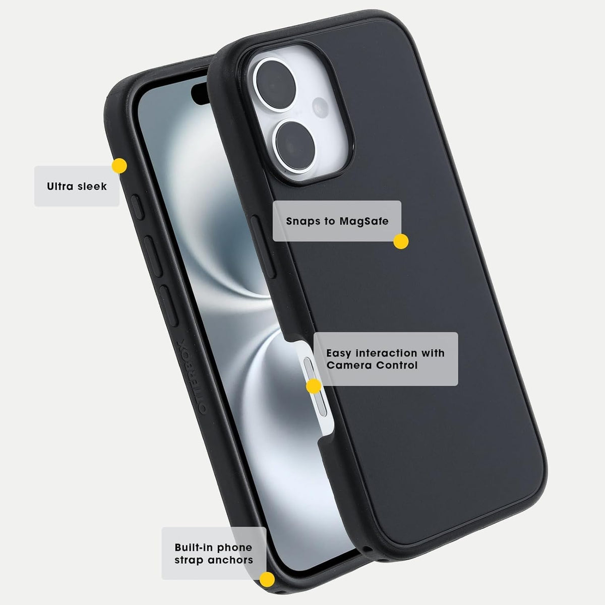 OtterBox - Funda para iPhone 16 Pro Max Symmetry Series - Azul