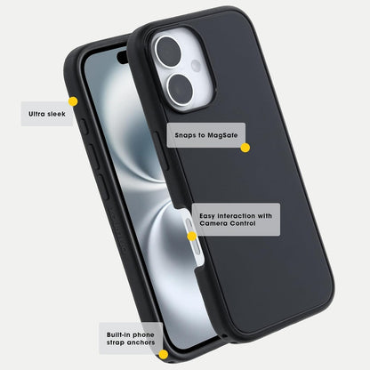 OtterBox - Funda para iPhone 16 Pro Max Symmetry Series - Azul