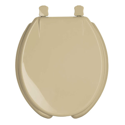 Foset Aqua AWC-40 Asiento para WC Redondo, Frente Abierto - Beige - Asiento