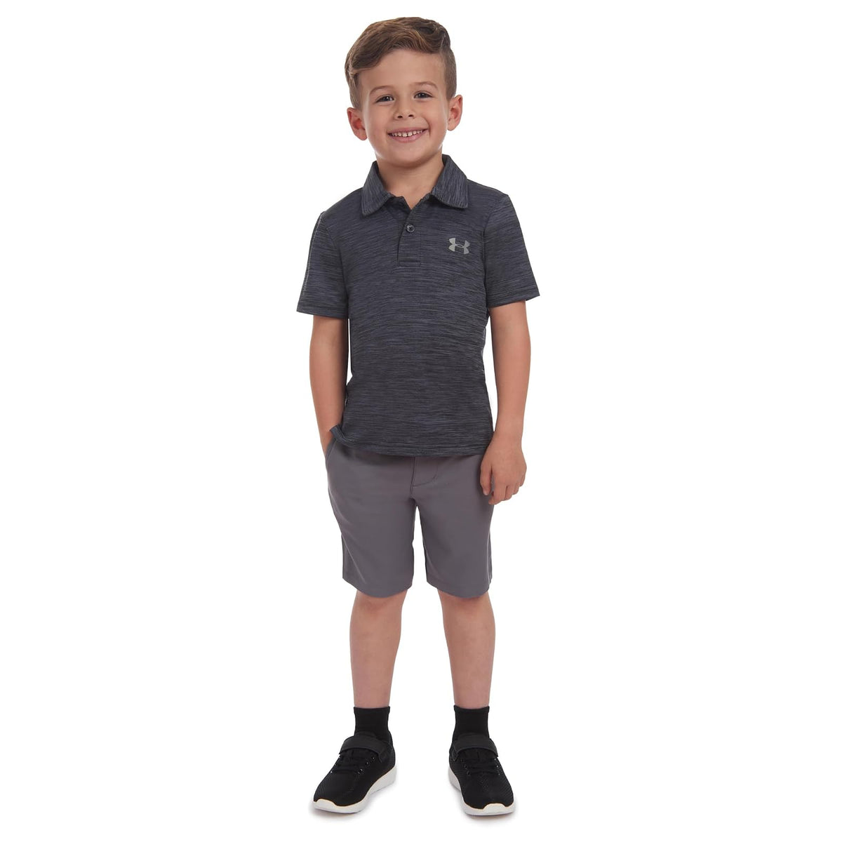 Under Armour Pantalones Cortos de Golf para niños, Trabillas para cinturón, Cierre elástico, Ligero y elástico