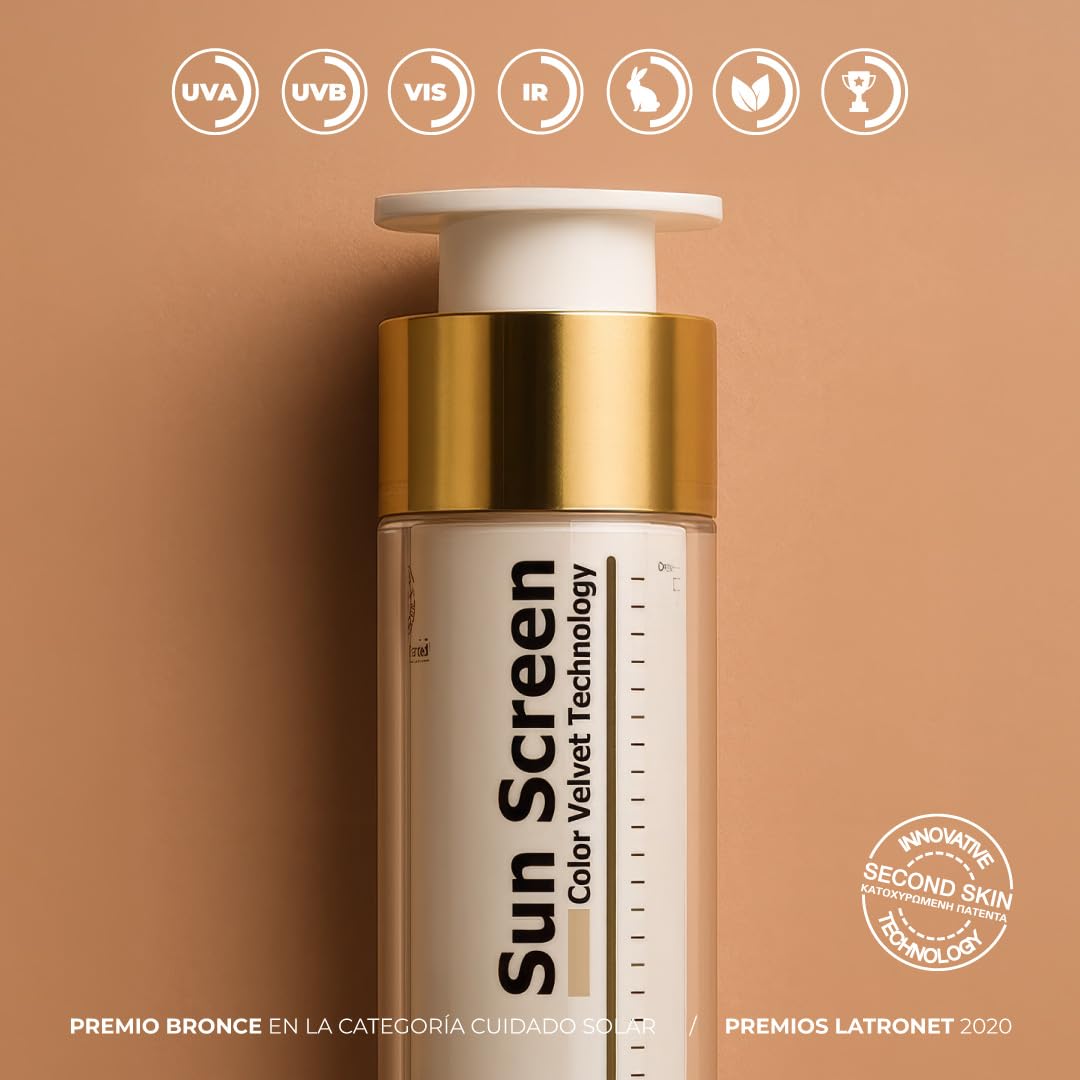 Frezyderm Color Velvet Protector Solar Facial SPF50+ con Acabado Matte 50ml | Protector Solar Facial SPF50+