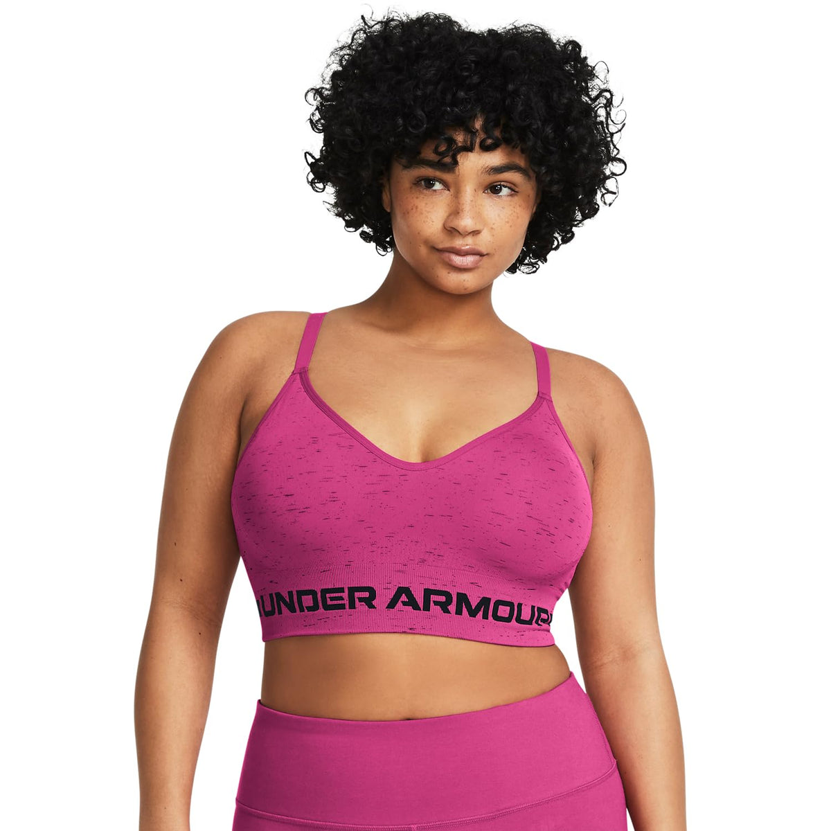 Under Armour Seamless Low Long Sujetador Deportivo, Mujer