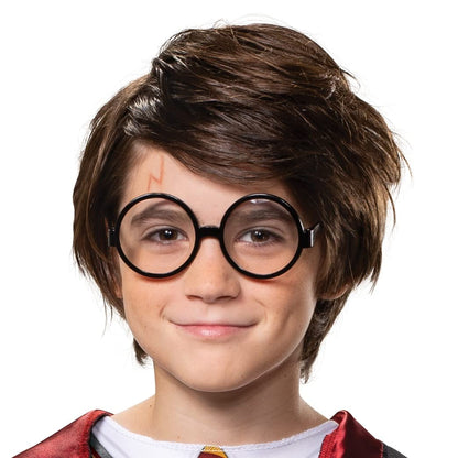Disfraz de Harry Potter para niños, traje clásico para niños, talla L (10-12), negro y rojo