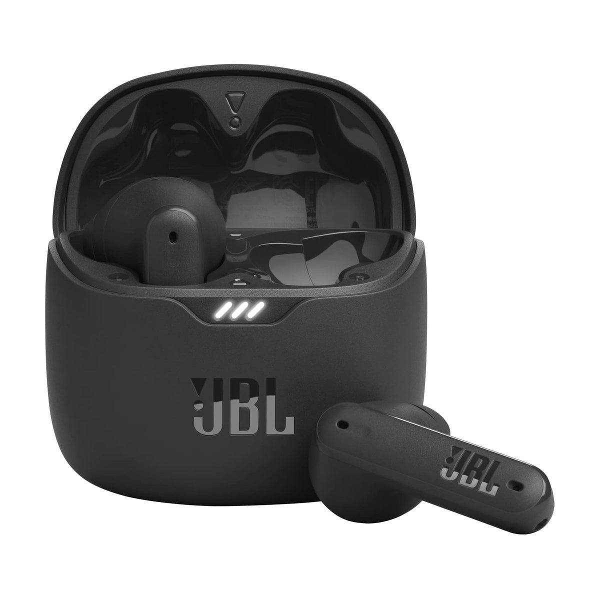 JBL Tune Flex Audífonos Inalámbricos Bluetooth, Resistentes al Agua IPX4 - Negro - Grande - Auriculares