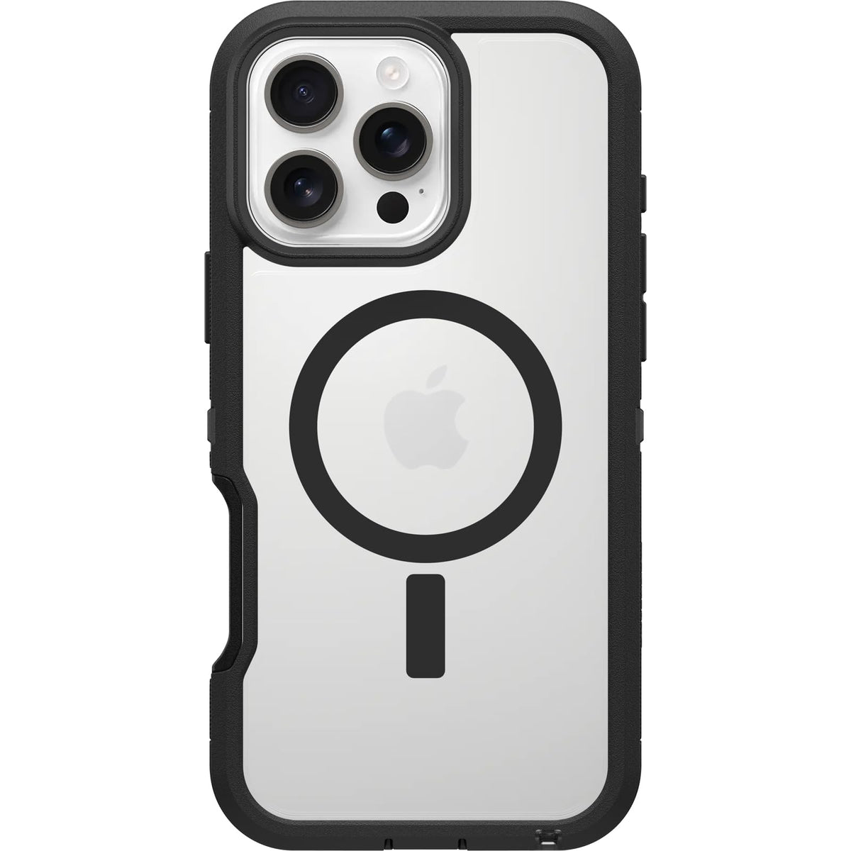 OtterBox - Funda Transparente para iPhone 16 Pro MAX Defender Series XT - Lado Oscuro (Unidad única se envía en Bolsa de plástico)