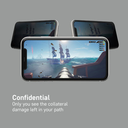 OtterBox Performance Horizontal Privacy Glass Screen Protector for iPhone 12 Pro MAX for Gaming & Streaming
