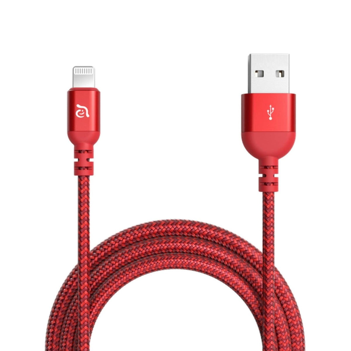 Adam Elements PeAk III 120B USB-A to Lightning Cable 1.2m - Red