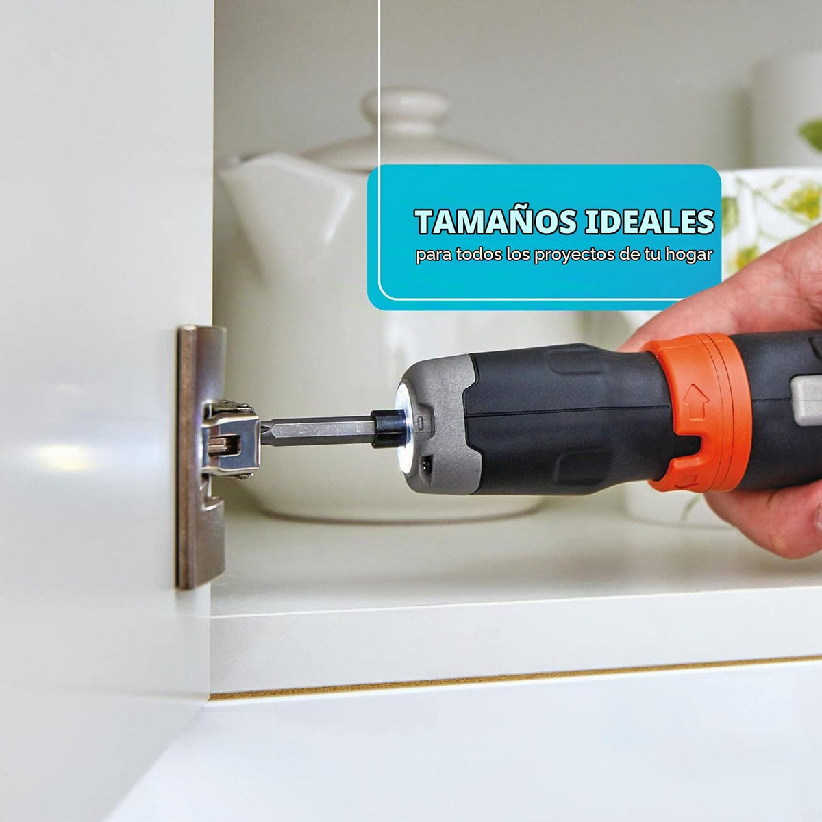 BLACK+DECKER Juego de puntas de destornillador, 42 piezas (BDA42SD)