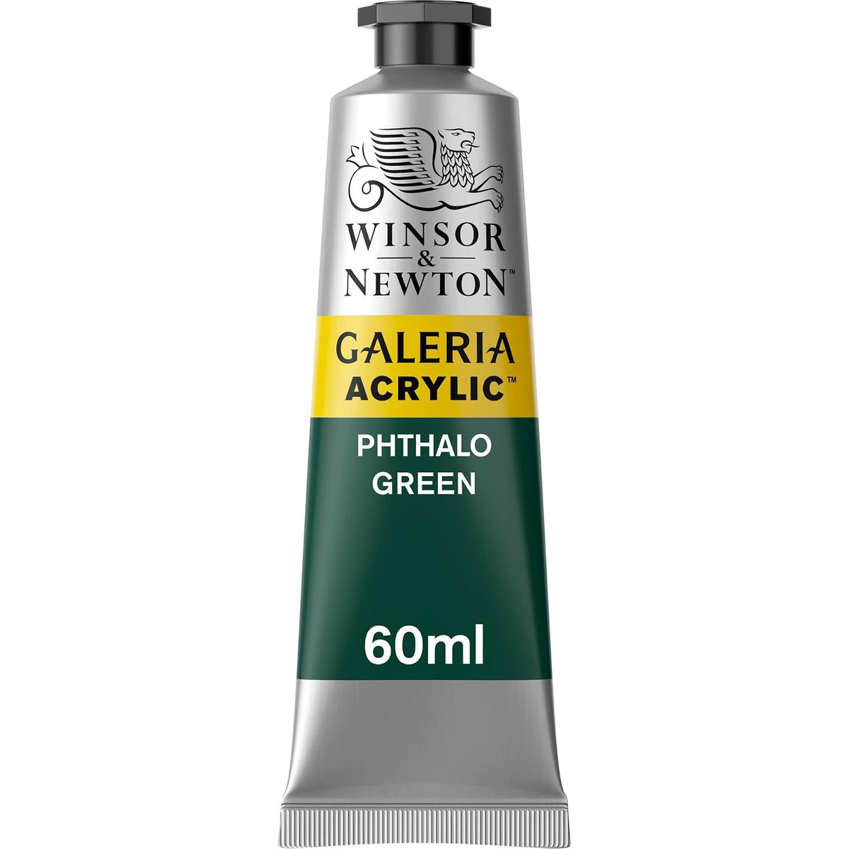 Winsor & Newton Galeria Pintura Acrílica, Tubo de 60 ml - Verde Ftalo - 60-ml tube