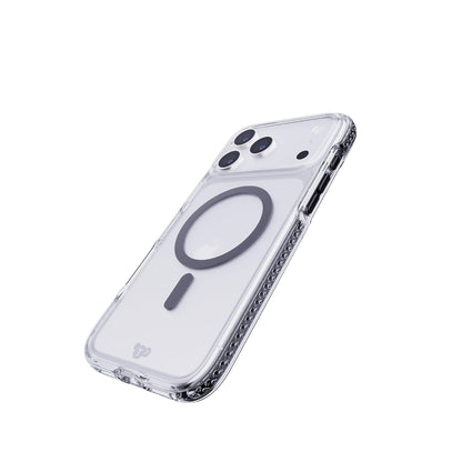Tech21 EvoCrystal - Funda Protectora Delgada para iPhone 17 Pro MAX, protección contra Impactos, Compatible con MagSafe