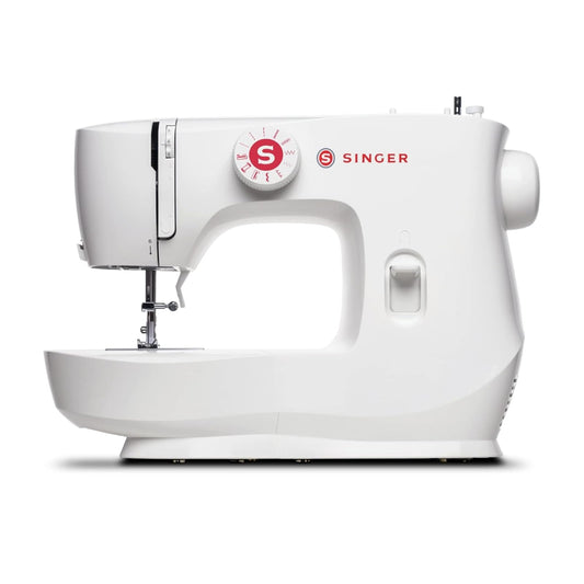 SINGER MX60 - Máquina de coser ligera y portátil con kit de accesorios y pedal | 57 aplicaciones de puntadas, luz LED y ojal de 4 pasos, ideal para manualidades y reparaciones