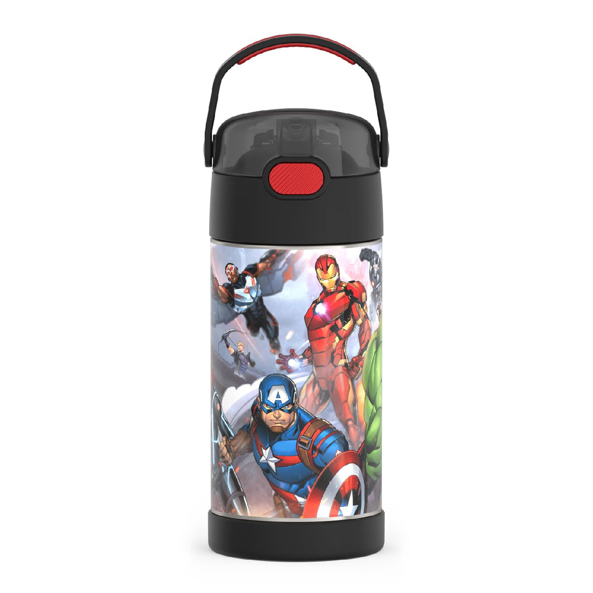 Thermos Funtainer Botella Infantil de Acero Inoxidable 12 oz - Avengers