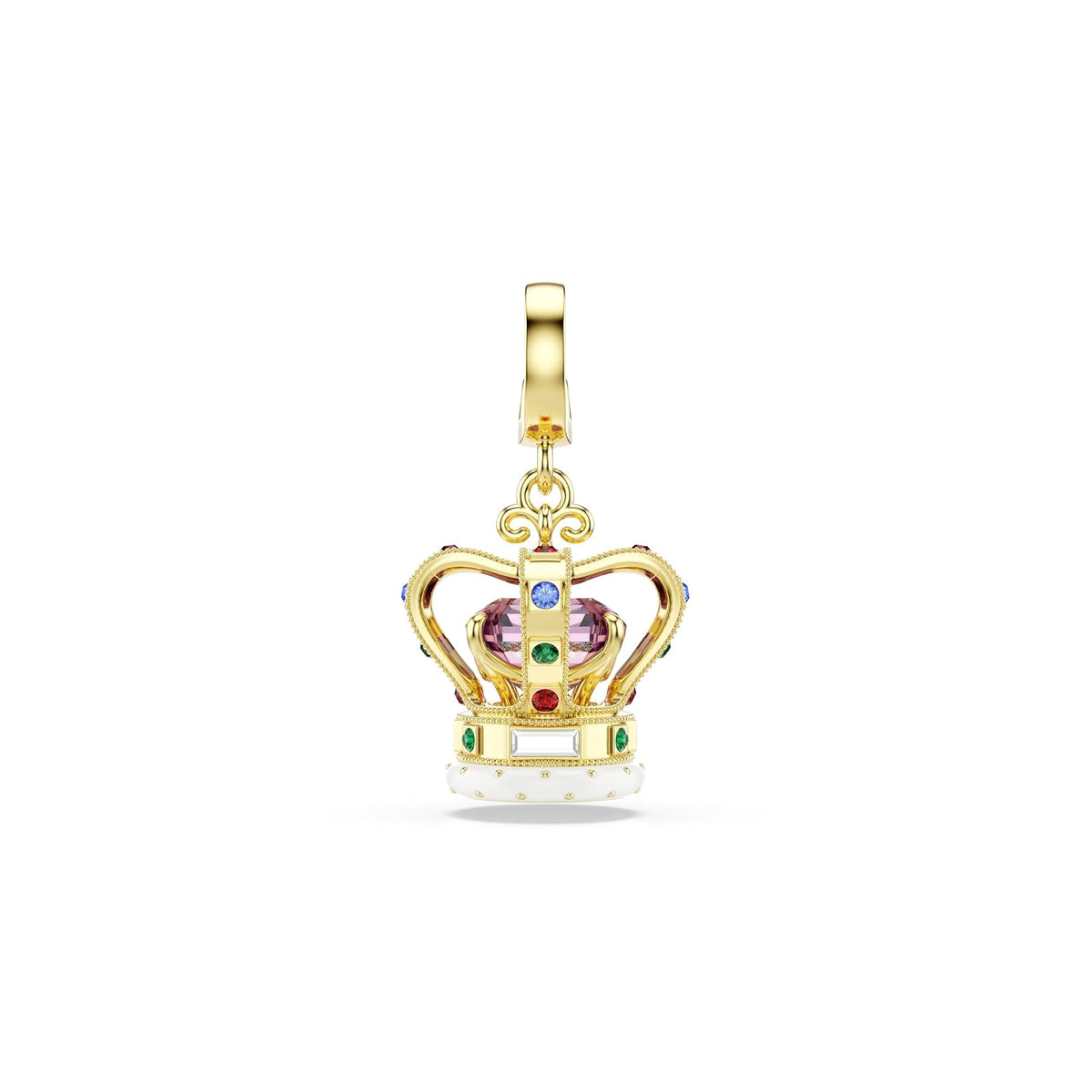 Charm Minions Crown, Tallas mixtas, Lilas, Acabado en oro de 18 quilates