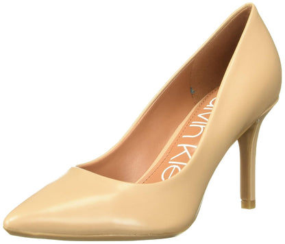 Calvin Klein Zapato de Tacón para Mujer - 24.5 cm - cuero Desert Sand Leather