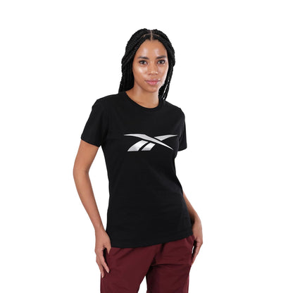 Reebok Playera Deportiva Manga Corta Mujer - XS - Negro