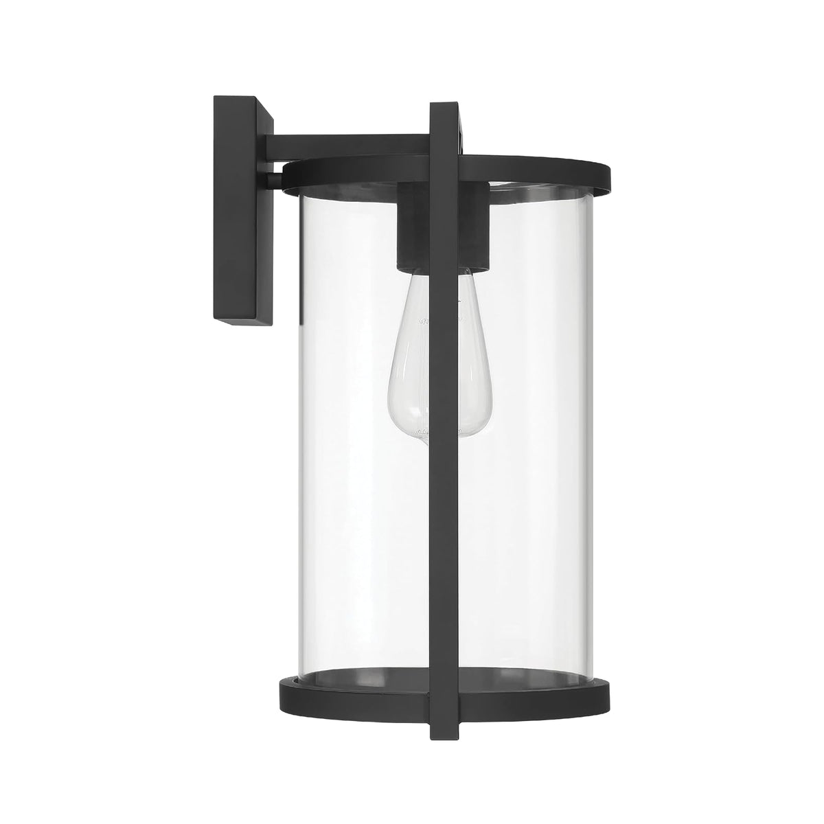 Hunter Fan, Colgante de pared Astwood Negro Mate para Exterior 1 Luz 14 pulgadas