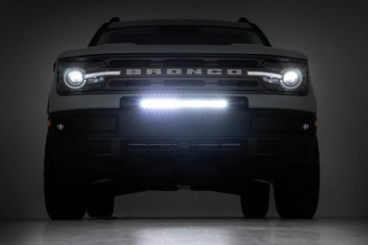 Rough Country 70720BL Barra de Luz LED CREE de Una Fila de 50.8 cm, Serie Negra