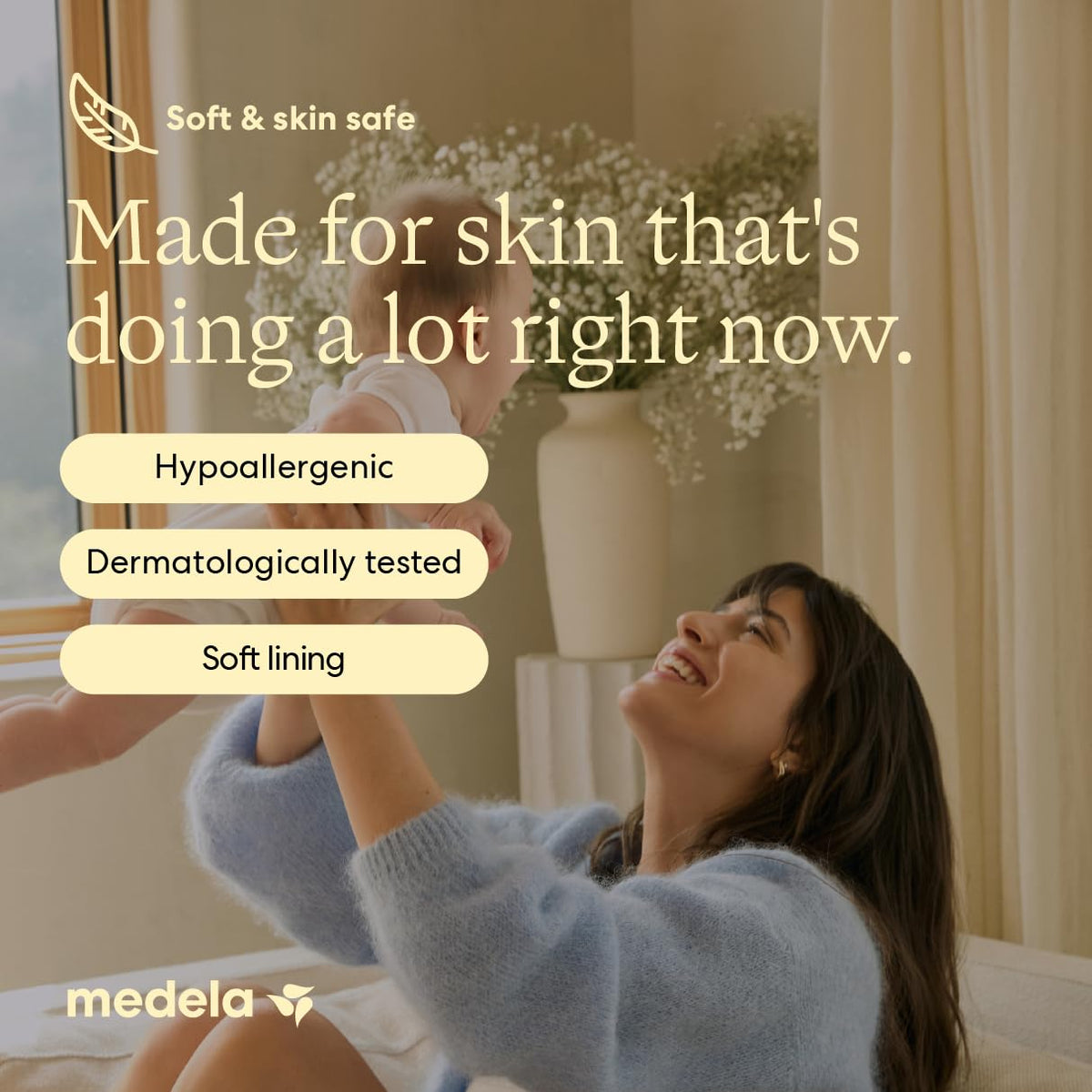 Medela Almohadillas para Lactancia Ultra Transpirables, Altamente Absorbentes y Súper Suaves, Paquete de 200