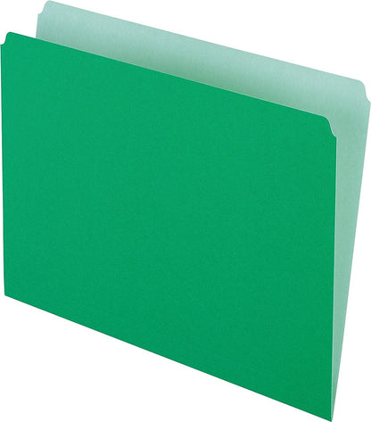 Pendaflex Carpetas de archivos de colores, verde (PFX152BGR), letra
