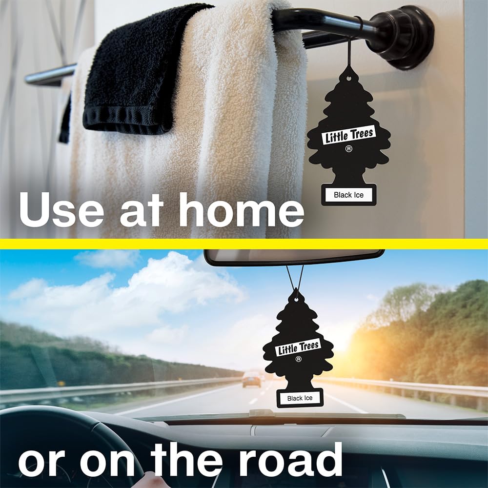 Little Trees - Ambientador para Automóvil, árbol Colgante Que Proporciona un Aroma Duradero para automóviles y hogares, Aire de otoño crujiente, 24 ambientadores
