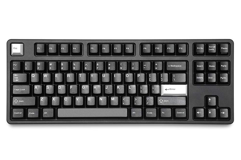 DROP GMK - Juego de teclados mecánicos Personalizados de Color Blanco sobre Negro, 146 Teclas, Arco ABS Doble, Perfil Cereza, para 60%, TKL, 1800 diseños, etc