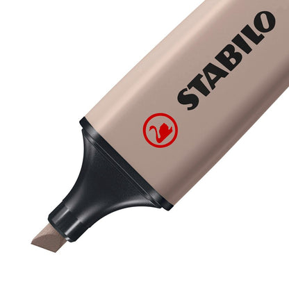 STABILO BOSS Original - Paquete de 10 Marcatextos - Beige | Paquete de 10 unidades, gris cálido