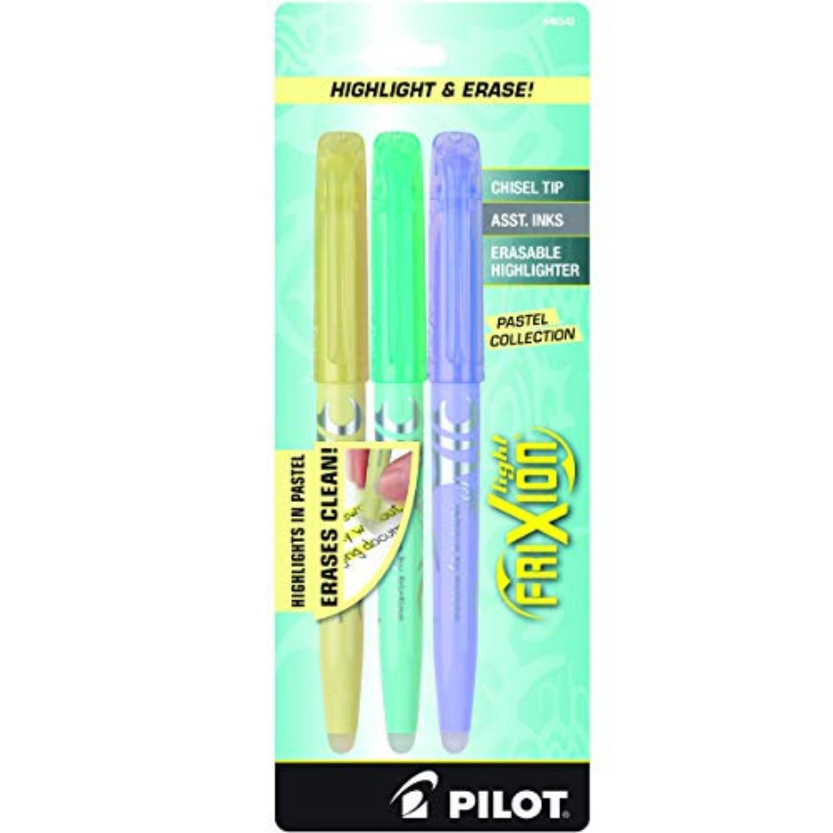 Pilot FriXion ColorSticks Bolígrafos Borrables, Colores Surtidos - Paquete de 3